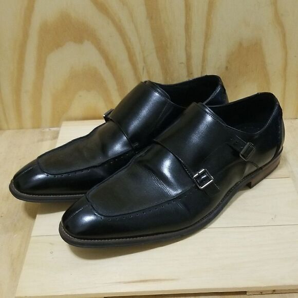 Stacy Adams "Gordon" Double Monk Strap Loafers Mens size 14 - Picture 3 of 9